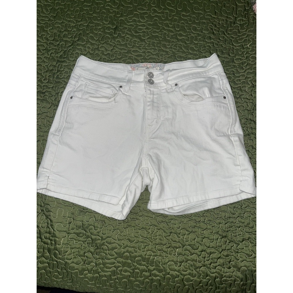 Levi's White Denim Shorts , womens Waist 28